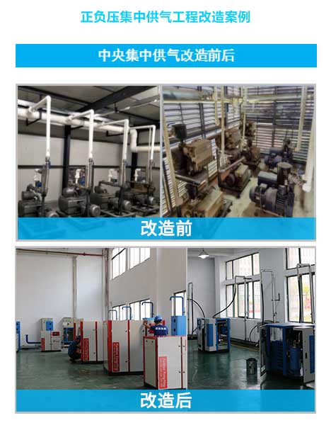 無(wú)油螺桿鼓風(fēng)機(jī)改造